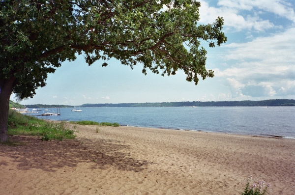 Image of beach area along the St. Croix River